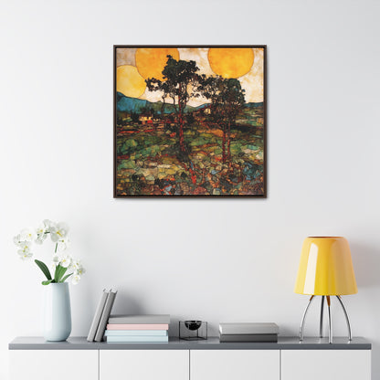 Land of the Sun 41, Valentinii, Gallery Canvas Wraps, Square Frame