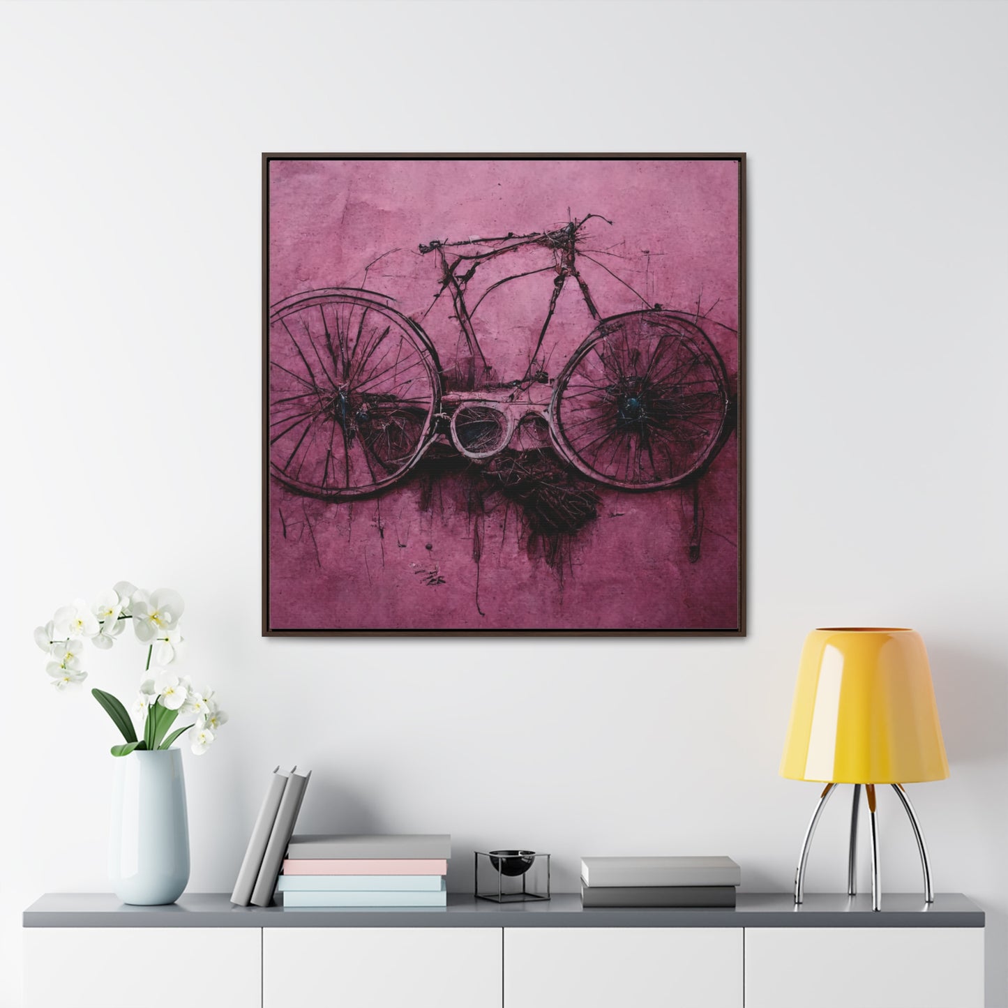 Bicycle 6, Valentinii, Gallery Canvas Wraps, Square Frame