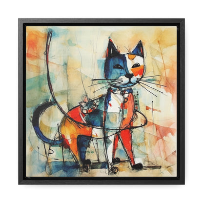 Cat 75, Gallery Canvas Wraps, Square Frame