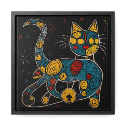 Cat 137, Gallery Canvas Wraps, Square Frame