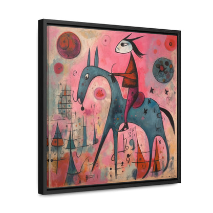 The Dreams of the Child 53, Gallery Canvas Wraps, Square Frame