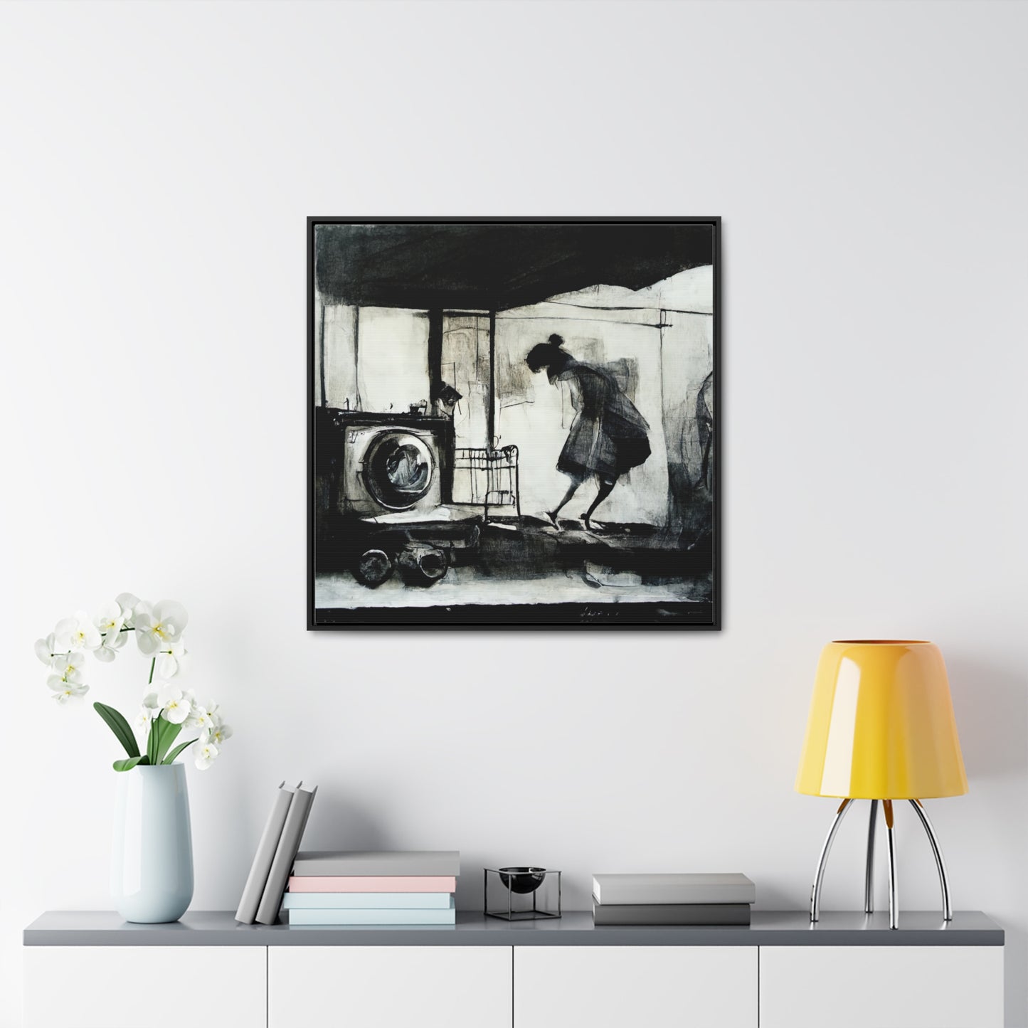 Domestic Memories 15, Valentinii, Gallery Canvas Wraps, Square Frame