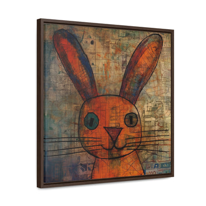 Rabbit 10, Gallery Canvas Wraps, Square Frame