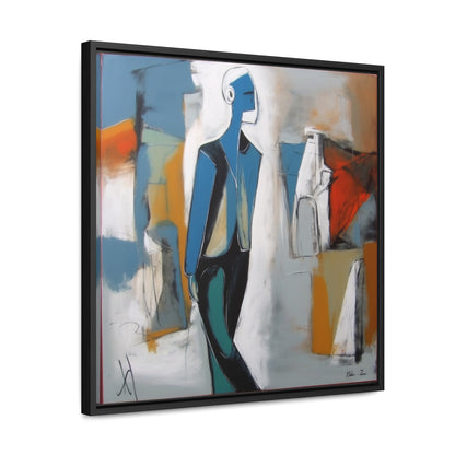 Sad Man 28, Valentinii, Gallery Canvas Wraps, Square Frame