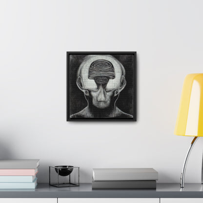 Brain 33, Valentinii, Gallery Canvas Wraps, Square Frame