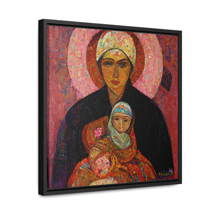 Mary and the Child 7, Valentinii, Gallery Canvas Wraps, Square Frame