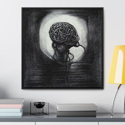 Brain 18, Valentinii, Gallery Canvas Wraps, Square Frame