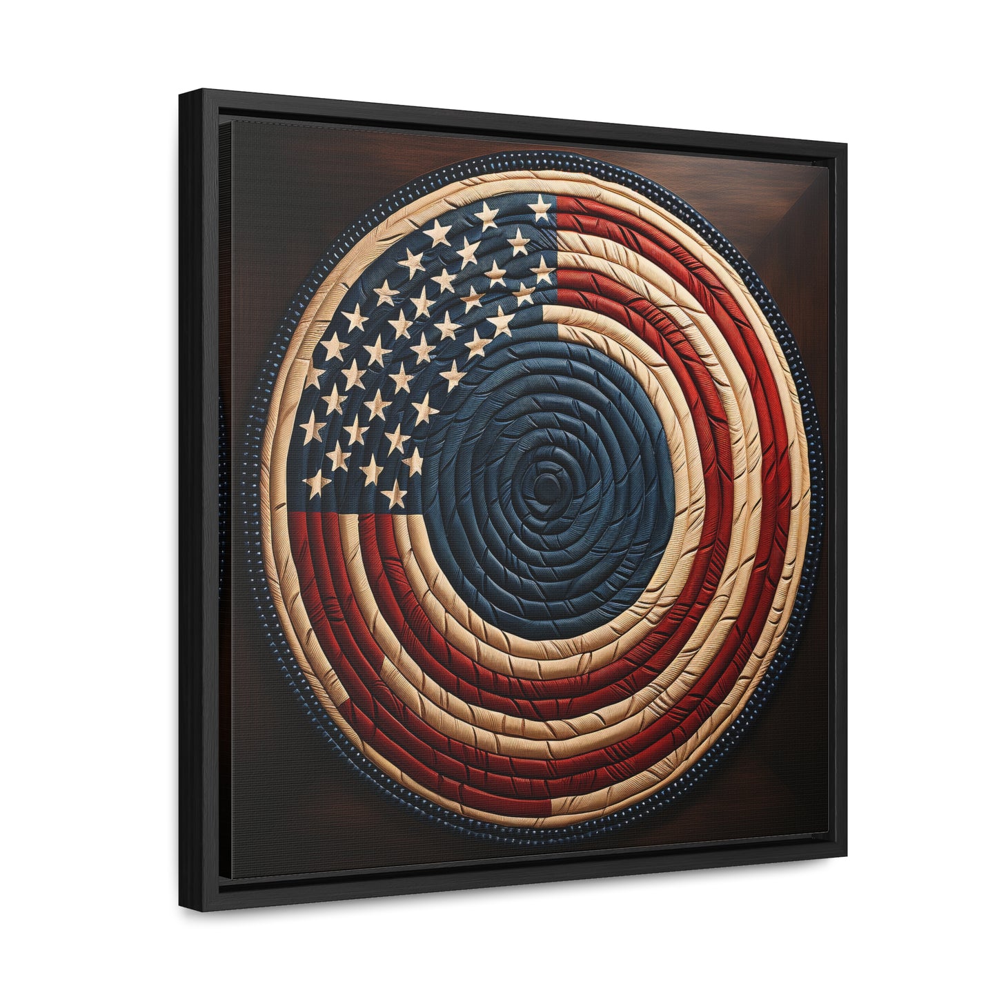 Flag 15, Gallery Canvas Wraps, Square Frame