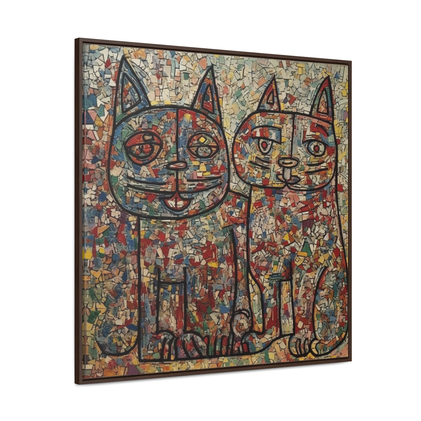 Cat 5, Gallery Canvas Wraps, Square Frame