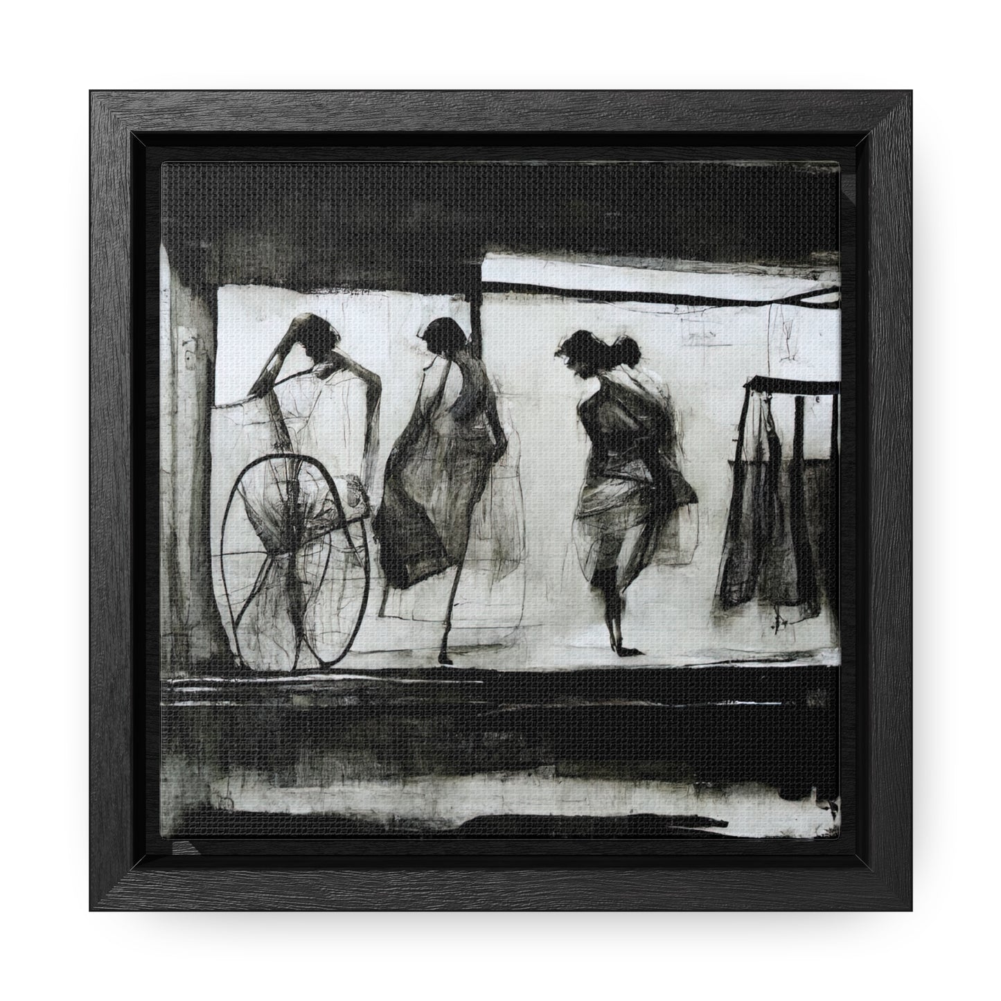 Domestic Memories 24, Valentinii, Gallery Canvas Wraps, Square Frame