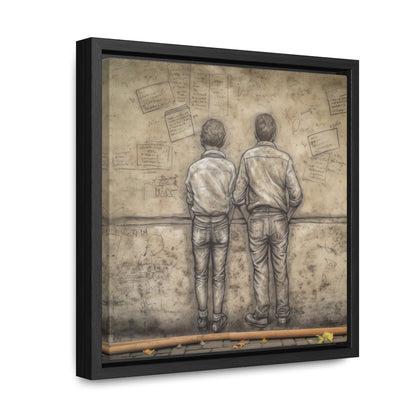 The Courage of Vulnerability 14, Valentinii, Gallery Canvas Wraps, Square Frame