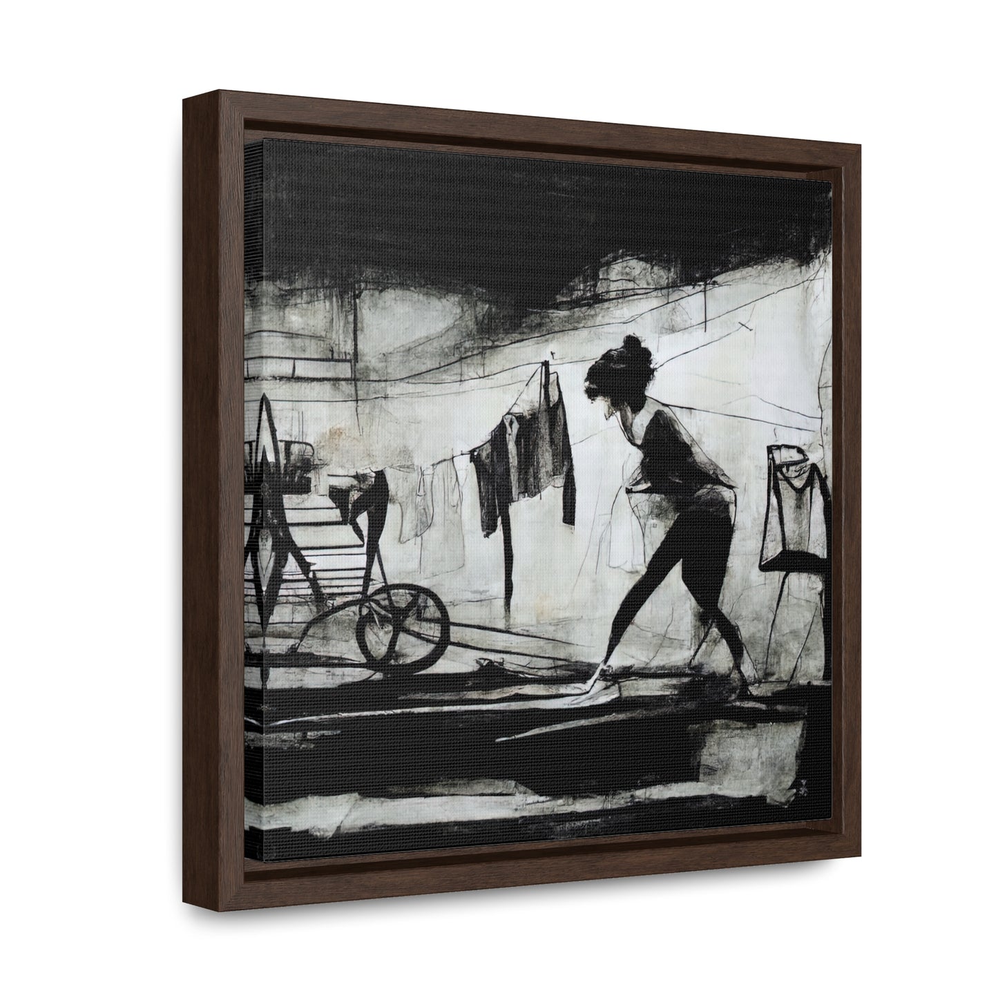 Domestic Memories 23, Valentinii, Gallery Canvas Wraps, Square Frame