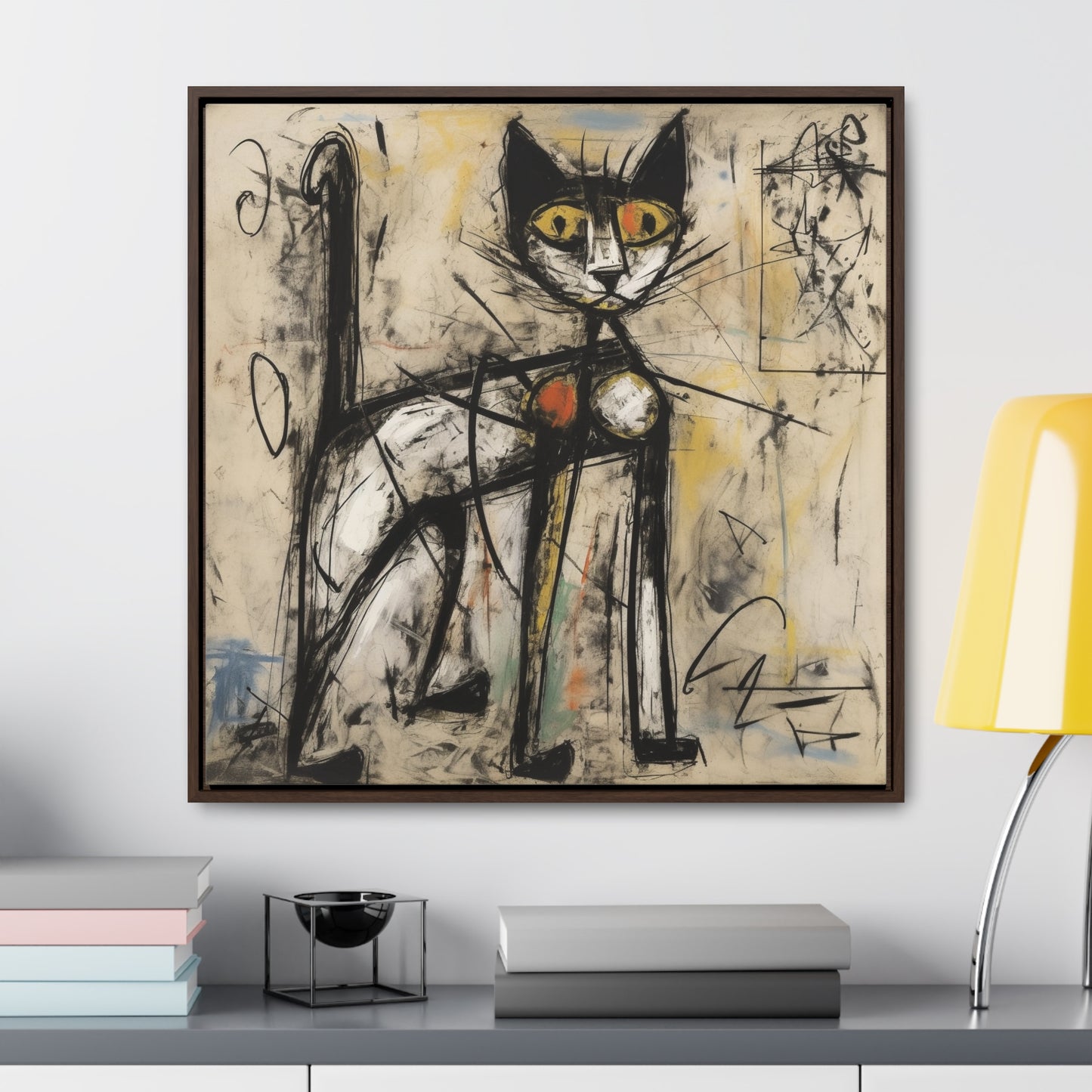 Cat 44, Gallery Canvas Wraps, Square Frame