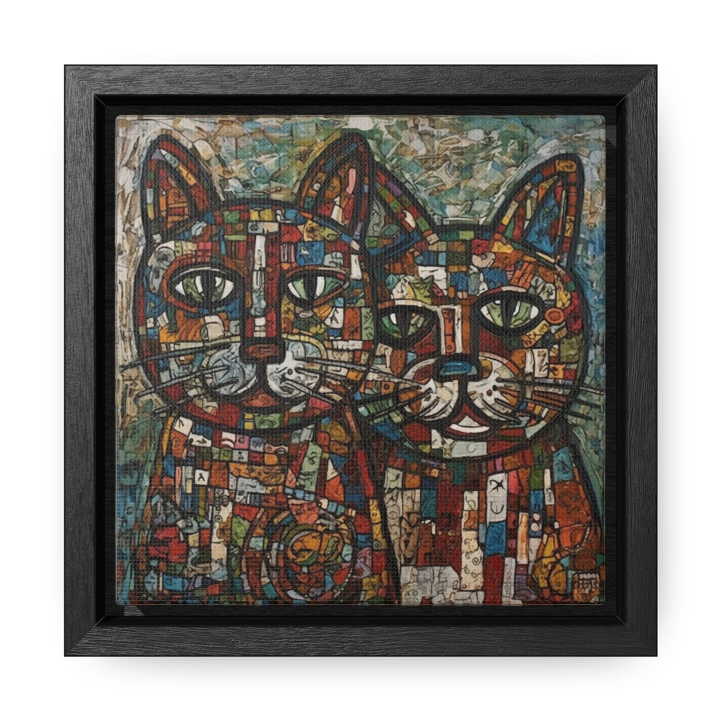 Cat 7, Gallery Canvas Wraps, Square Frame