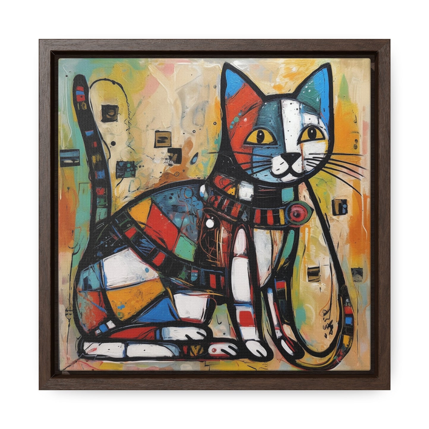 Cat 94, Gallery Canvas Wraps, Square Frame