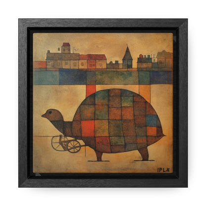 Turtle 17, Gallery Canvas Wraps, Square Frame