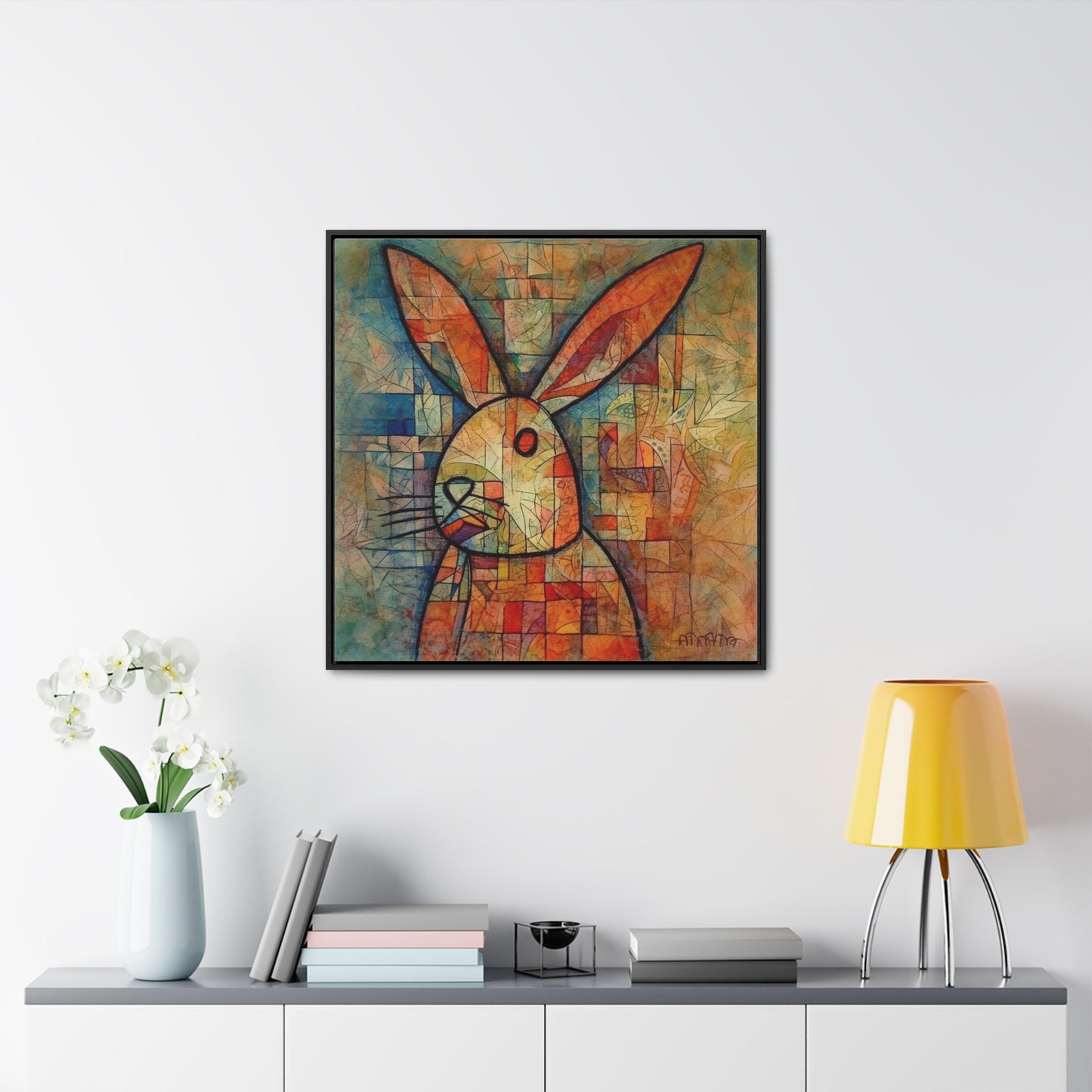 Rabbit 3, Gallery Canvas Wraps, Square Frame