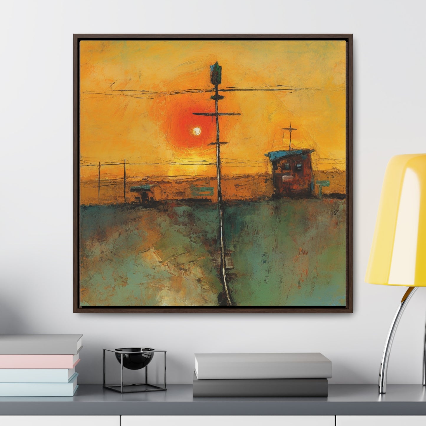 Land of the Sun 56, Valentinii, Gallery Canvas Wraps, Square Frame