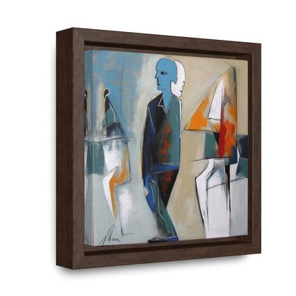 Sad Man 27, Valentinii, Gallery Canvas Wraps, Square Frame