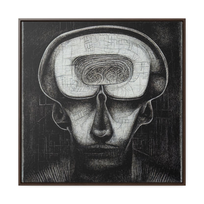 Brain 59, Valentinii, Gallery Canvas Wraps, Square Frame