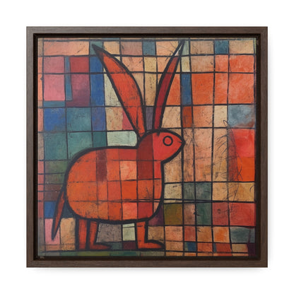 Rabbit 29, Gallery Canvas Wraps, Square Frame