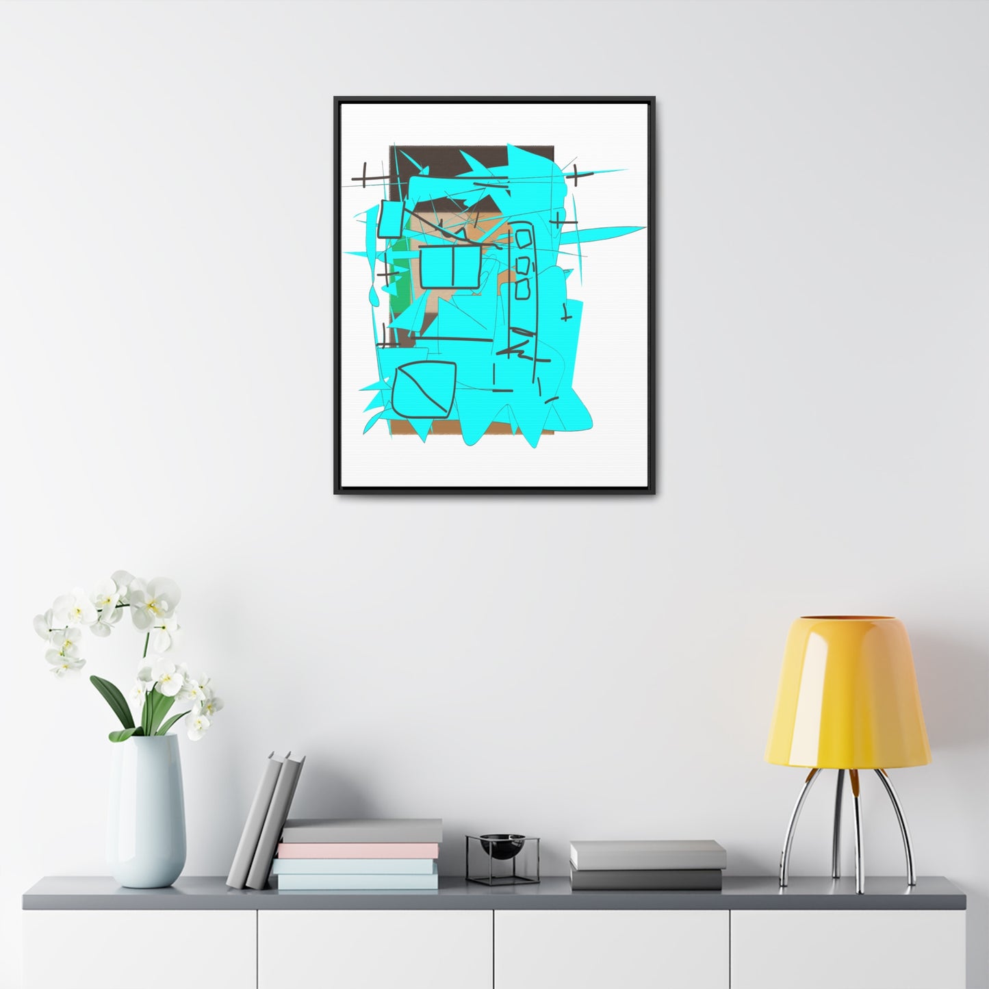 Naive City, Gallery Canvas Wraps, Vertical Frame