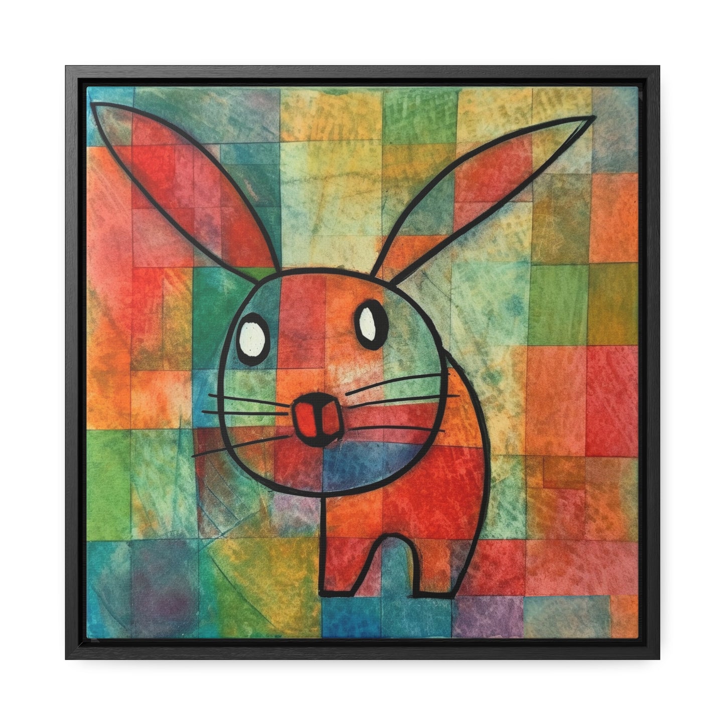 Rabbit 11, Gallery Canvas Wraps, Square Frame