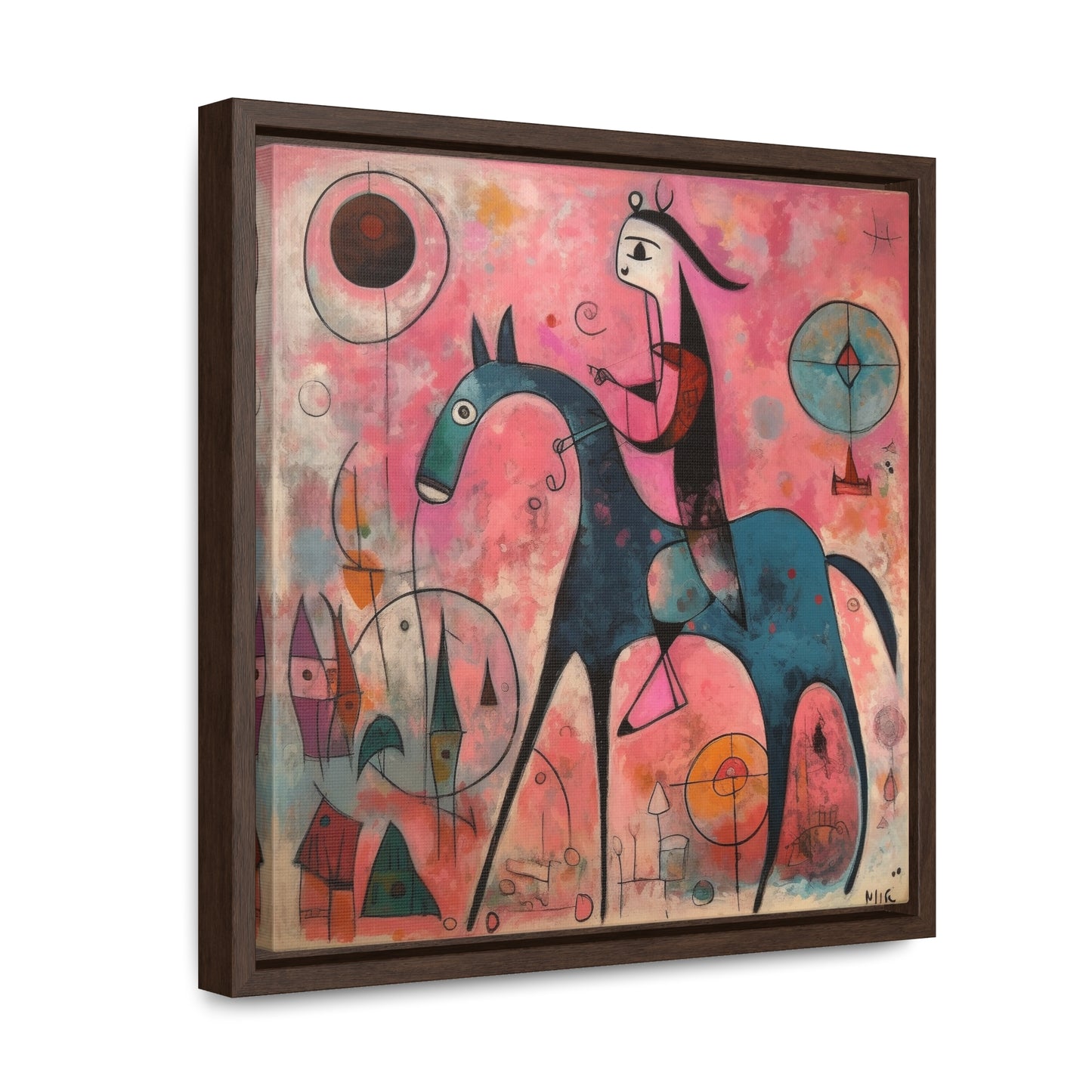 The Dreams of the Child 7, Gallery Canvas Wraps, Square Frame