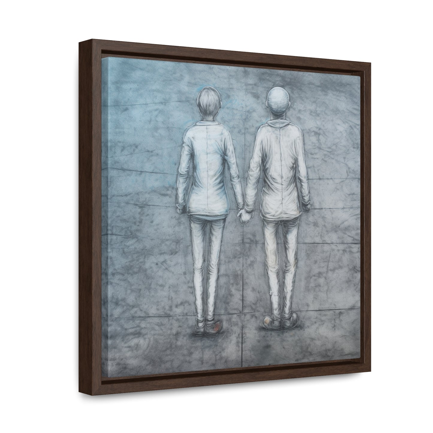 The Courage of Vulnerability, Valentinii, Gallery Canvas Wraps, Square Frame