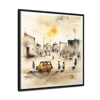 Childhood 10, Gallery Canvas Wraps, Square Frame