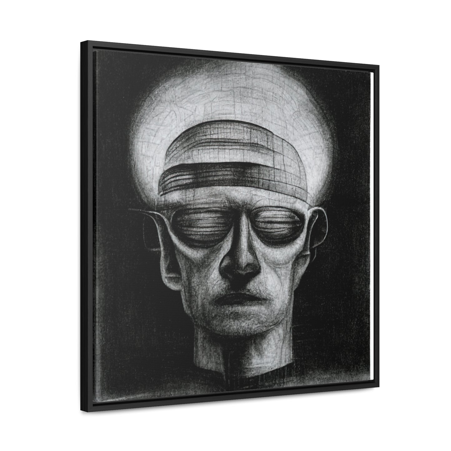 Brain 12, Valentinii, Gallery Canvas Wraps, Square Frame