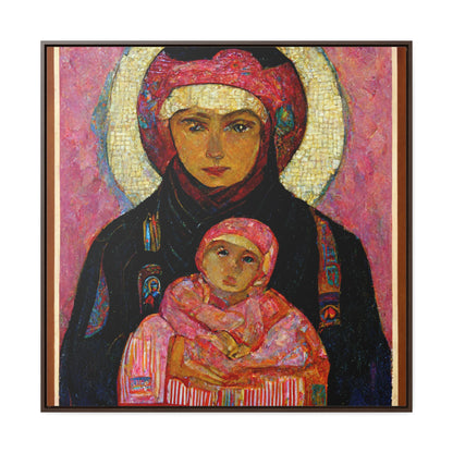 Mary and the Child 14, Valentinii, Gallery Canvas Wraps, Square Frame