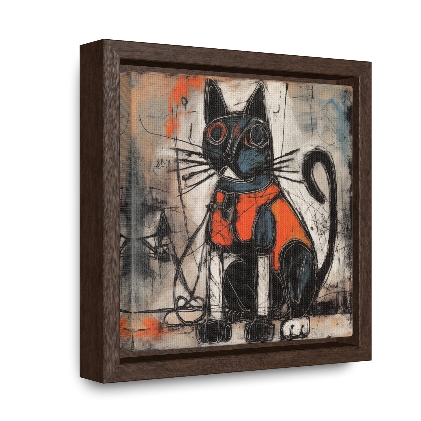 Cat 63, Gallery Canvas Wraps, Square Frame