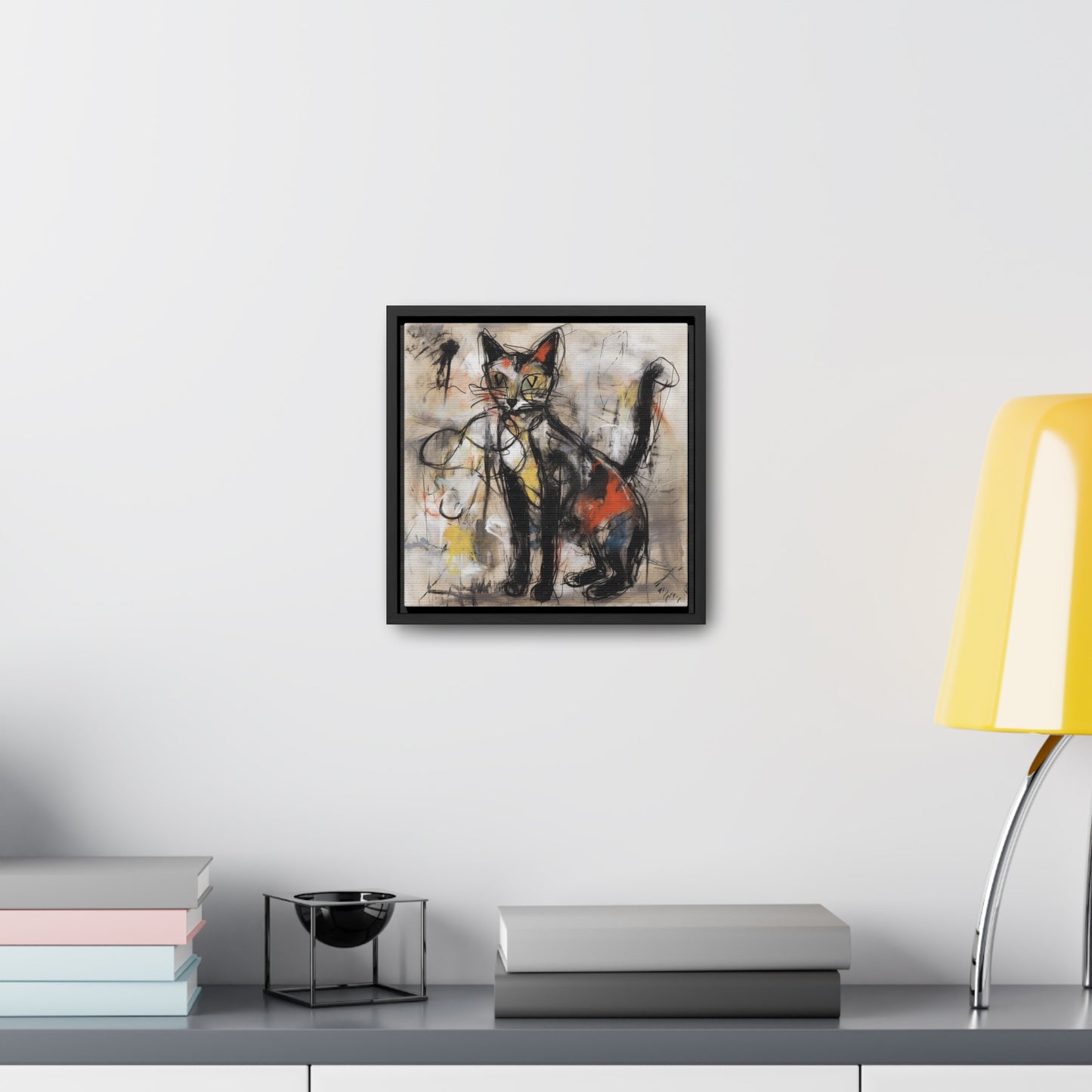 Cat 56, Gallery Canvas Wraps, Square Frame