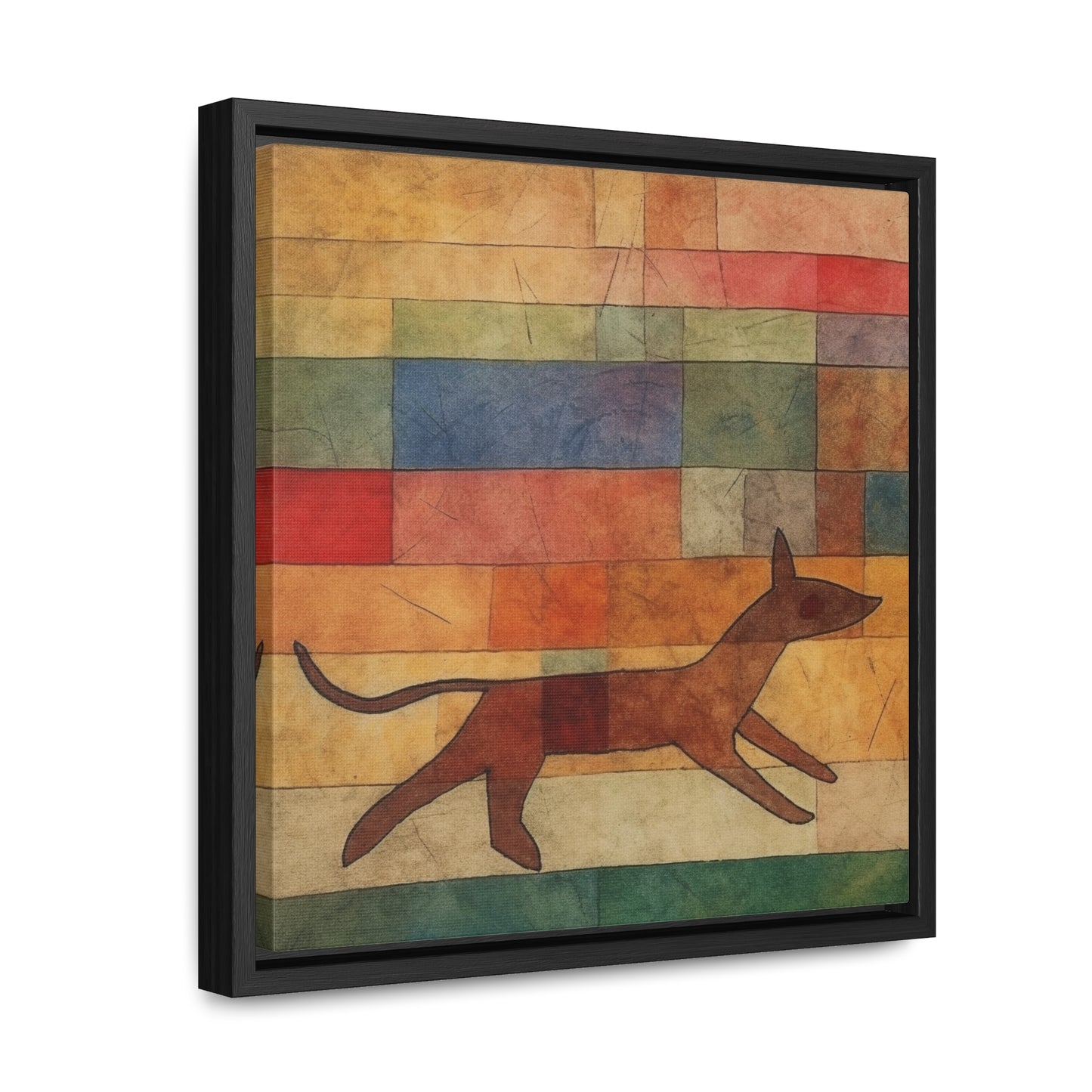 V Dog 10, Gallery Canvas Wraps, Square Frame