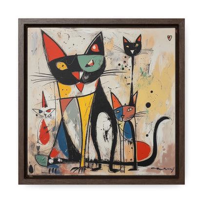 Cat 63, Gallery Canvas Wraps, Square Frame