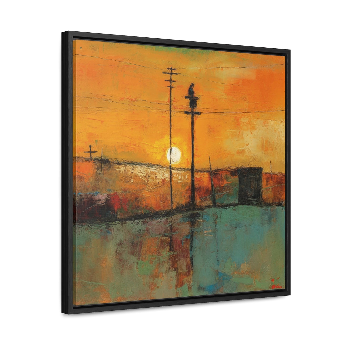 Land of the Sun 48, Valentinii, Gallery Canvas Wraps, Square Frame