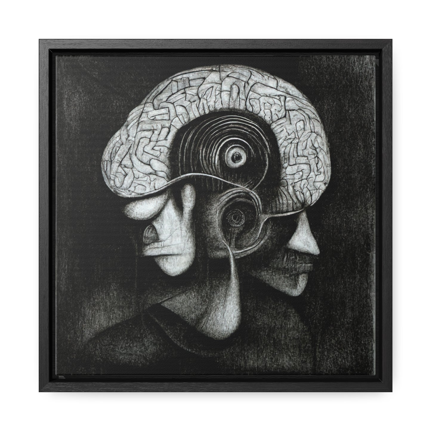 Brain 6, Valentinii, Gallery Canvas Wraps, Square Frame