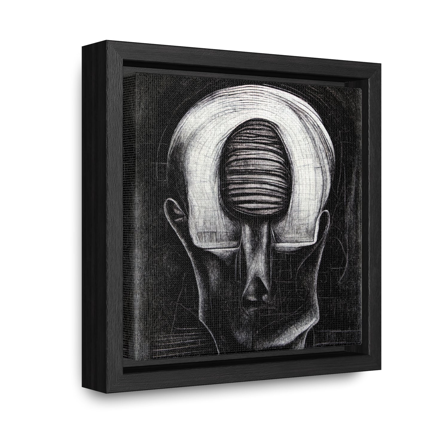 Brain 49, Valentinii, Gallery Canvas Wraps, Square Frame