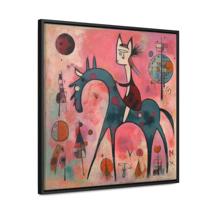 The Dreams of the Child 55, Gallery Canvas Wraps, Square Frame