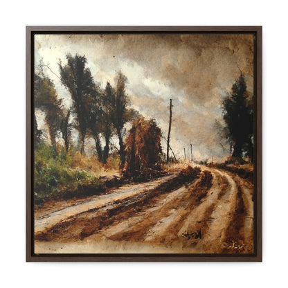 To the Rainy Land 10, Valentinii, Gallery Canvas Wraps, Square Frame