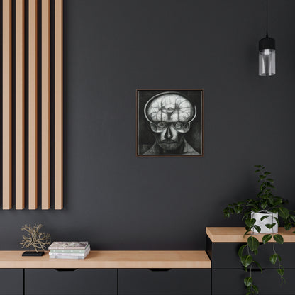 Brain 52, Valentinii, Gallery Canvas Wraps, Square Frame