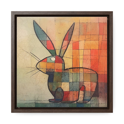 Rabbit 28, Gallery Canvas Wraps, Square Frame