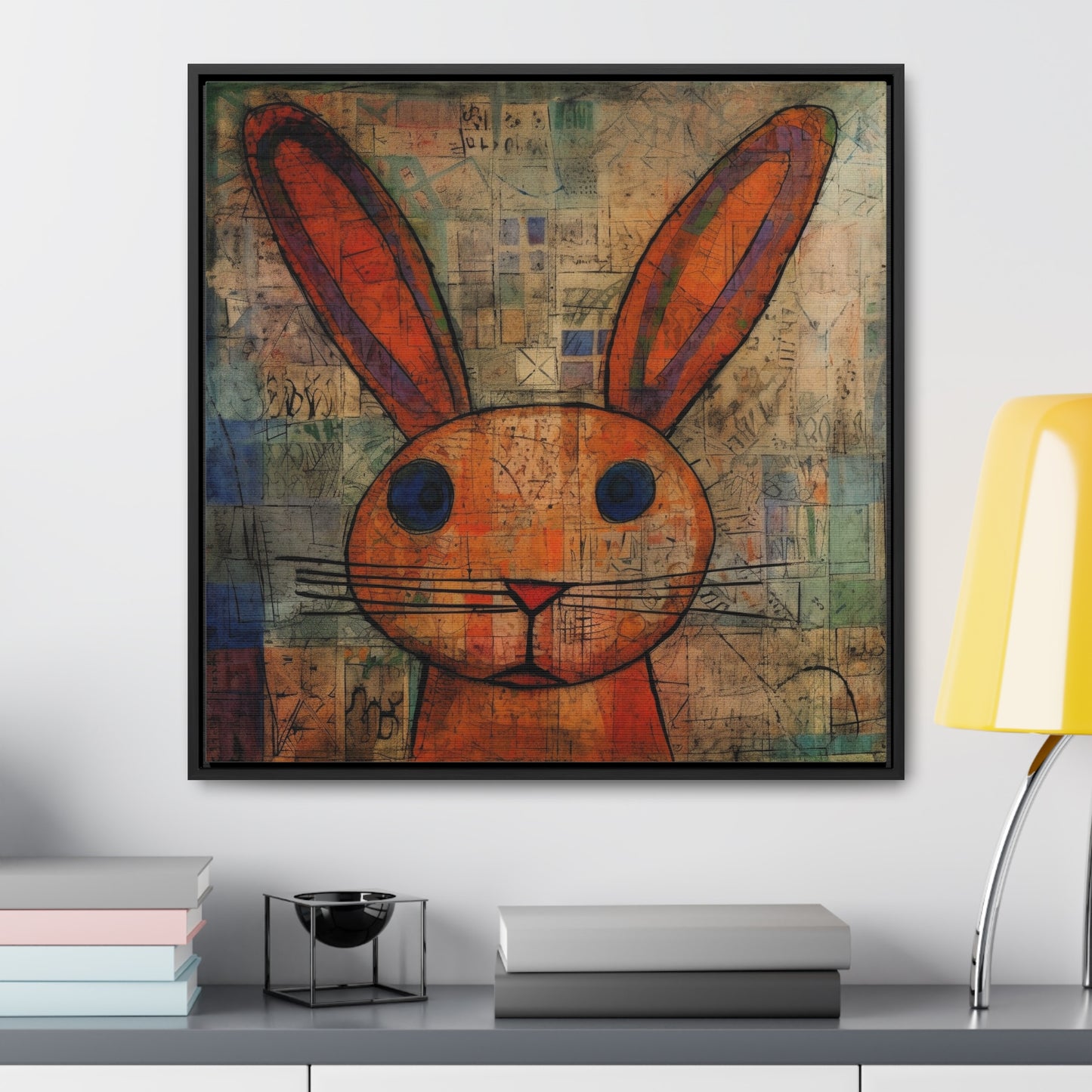 Rabbit 12, Gallery Canvas Wraps, Square Frame