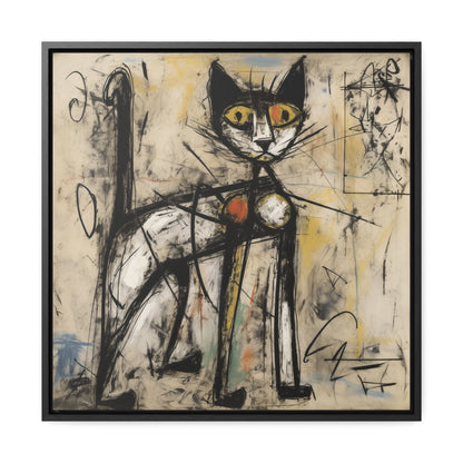 Cat 44, Gallery Canvas Wraps, Square Frame