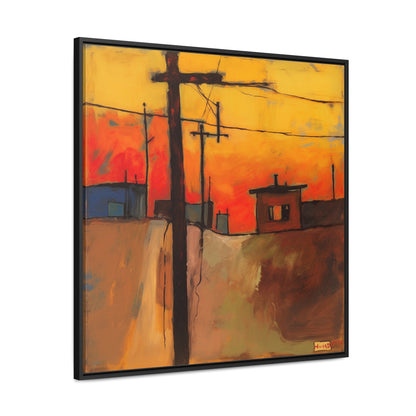 Land of the Sun 72, Valentinii, Gallery Canvas Wraps, Square Frame