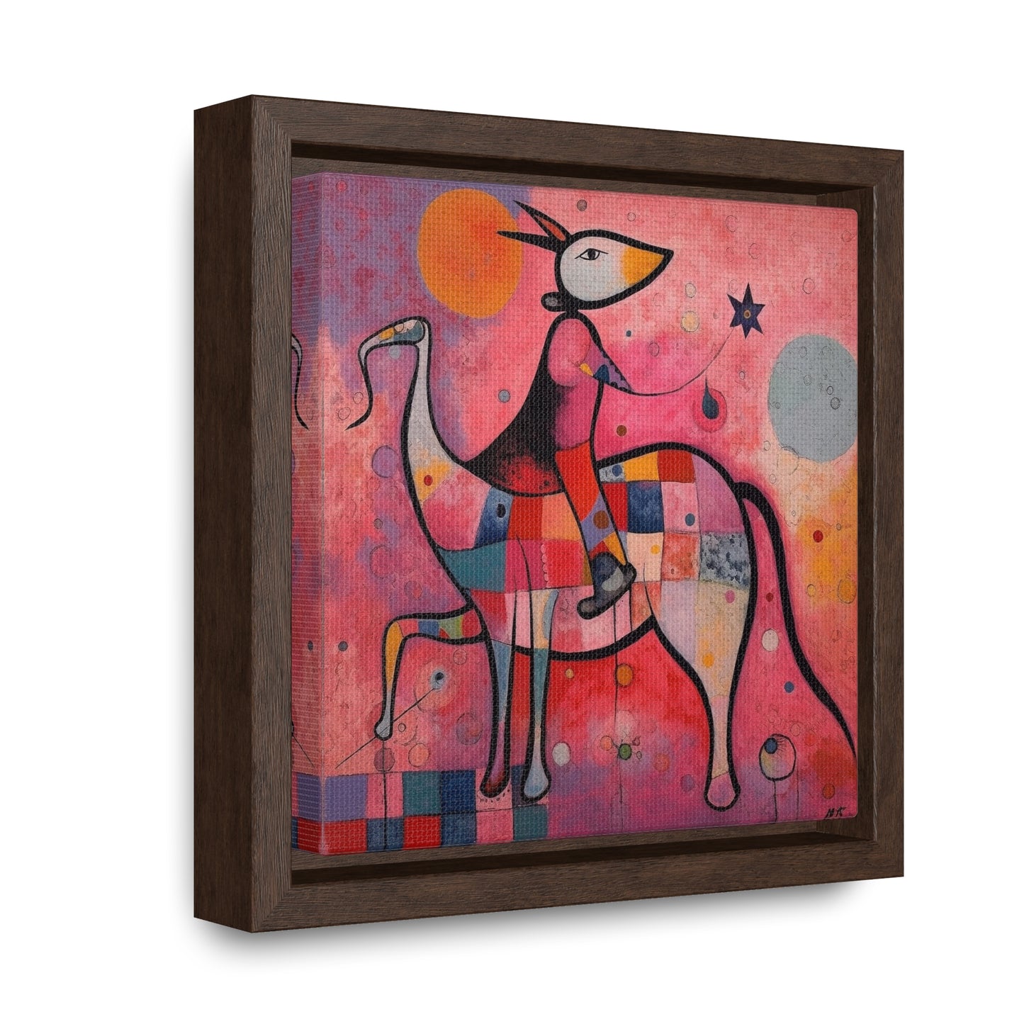 The Dreams of the Child 3, Gallery Canvas Wraps, Square Frame