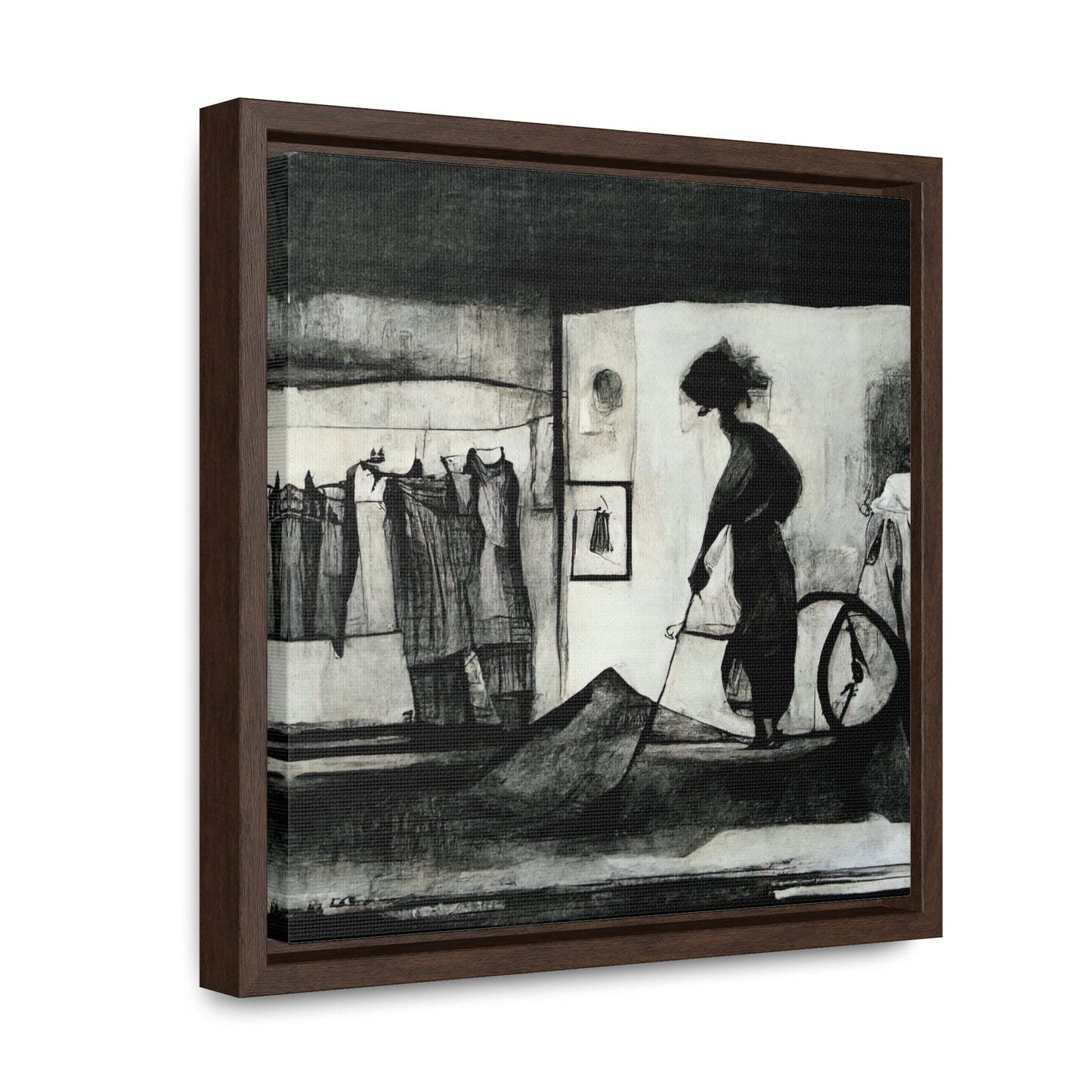 Domestic Memories 30, Valentinii, Gallery Canvas Wraps, Square Frame