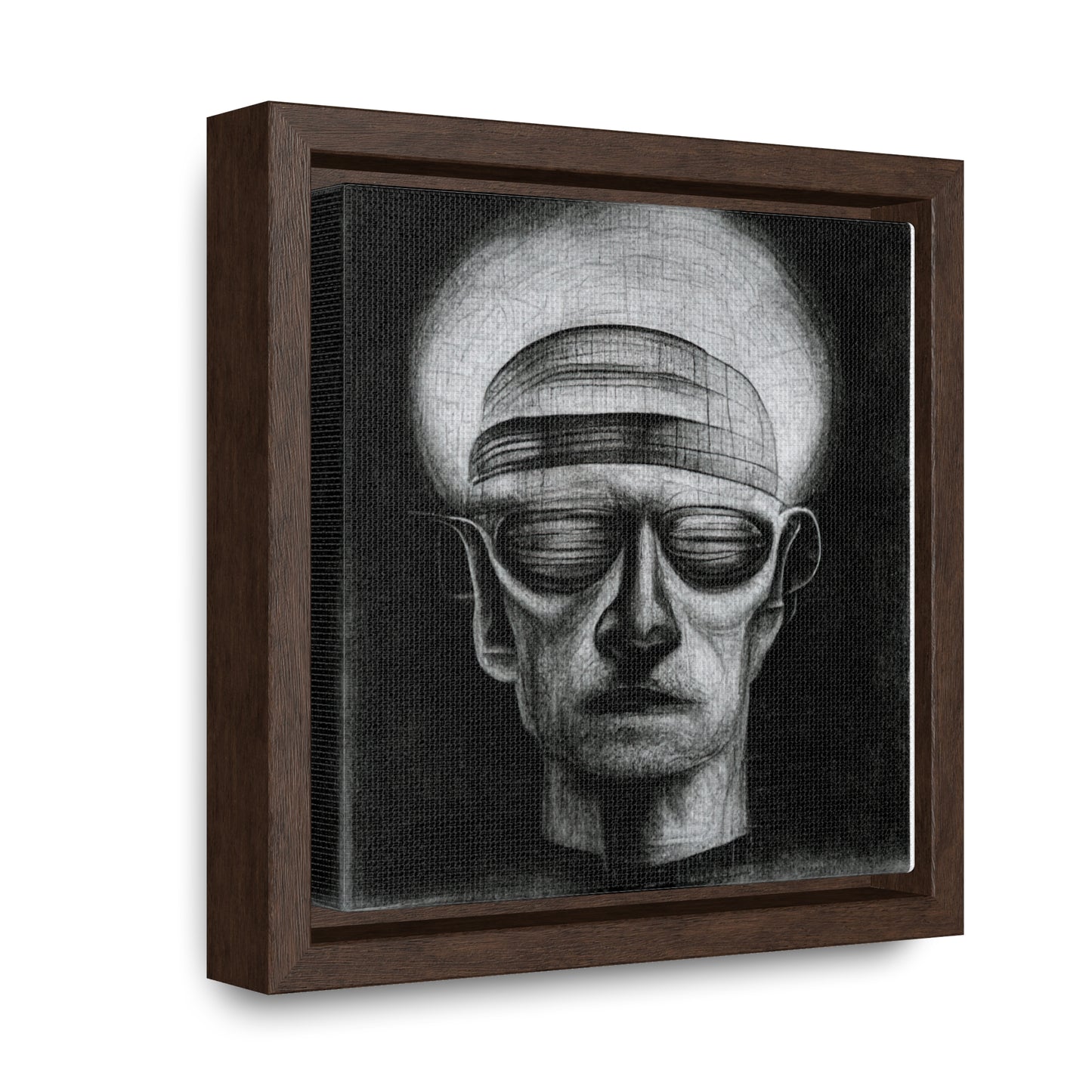 Brain 12, Valentinii, Gallery Canvas Wraps, Square Frame