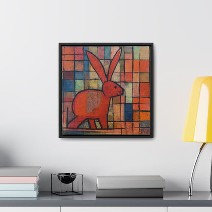 Rabbit 30, Gallery Canvas Wraps, Square Frame